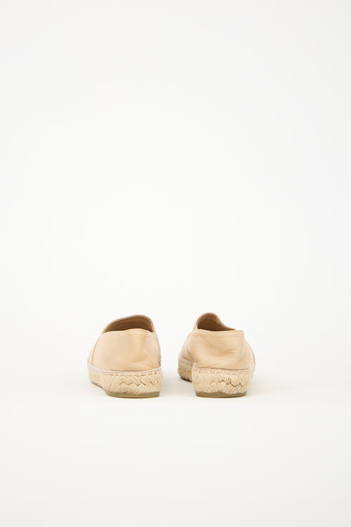 Chanel Leather CC Espadrille