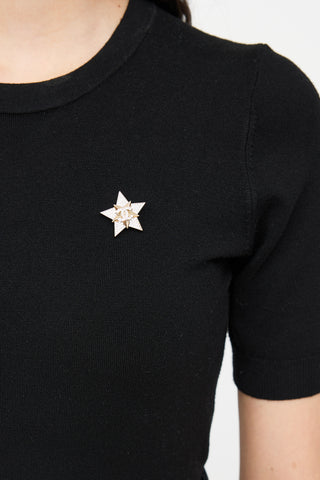 Chanel Cruise 2017 CC Star Rhinestone Pin