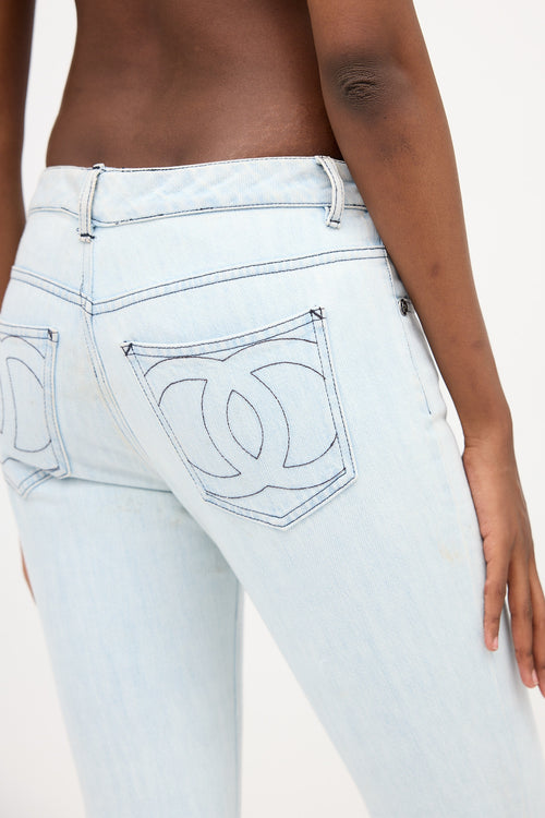 Chanel CC Slim Leg Jeans