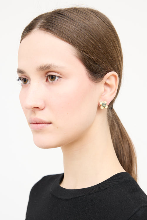 Chanel 2022 Fall/Winter CC Hoop Earring
