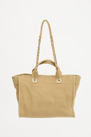 Chanel Canvas Large Deauville Tote Bag