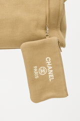 Chanel Canvas Large Deauville Tote Bag