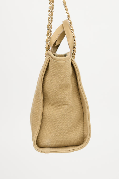 Chanel Canvas Large Deauville Tote Bag