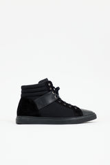 Chanel Canvas & Suede CC Sneaker