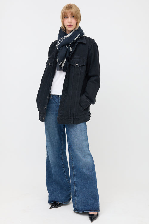 Chanel Cashmere Logo Scarf