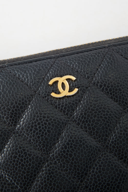 Chanel Leather CC Long Wallet