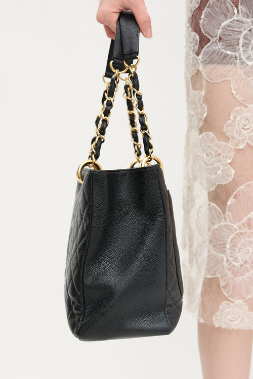 Chanel Caviar Leather Grand Shopping Tote Bag