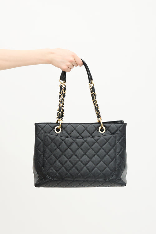Chanel Caviar Leather Grand Shopping Tote Bag
