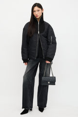 Chanel Caviar Leather Small Double Flap Bag