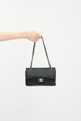 Chanel Caviar Leather Small Double Flap Bag