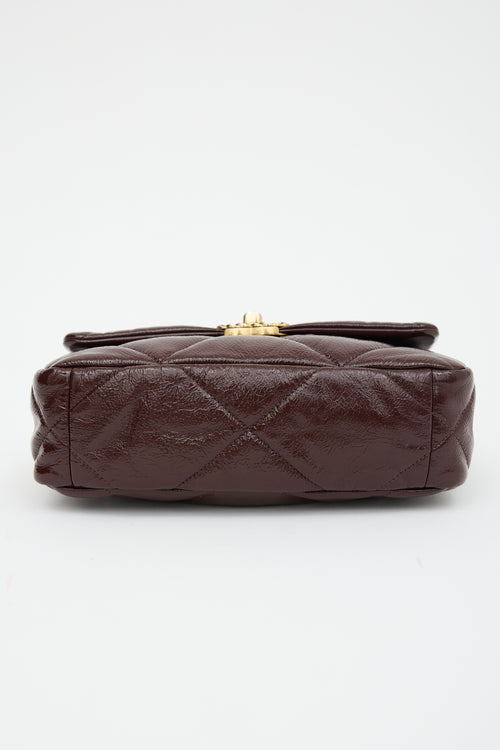 Patent Leather Medium 19 Flap Bag