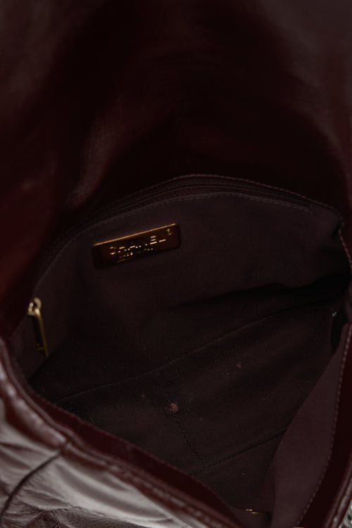 Patent Leather Medium 19 Flap Bag