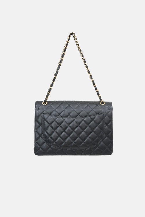 Chanel 2013 Caviar Jumbo Double Flap Bag