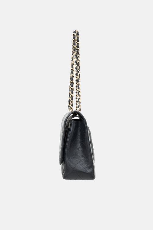 Chanel 2013 Caviar Jumbo Double Flap Bag