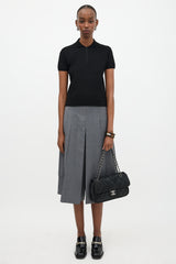 Chanel Coated Canvas Le Marais Flap Bag