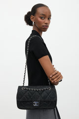 Chanel Coated Canvas Le Marais Flap Bag