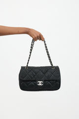 Chanel Coated Canvas Le Marais Flap Bag