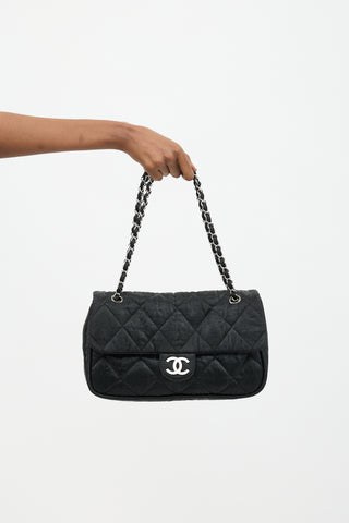 Chanel Coated Canvas Le Marais Flap Bag