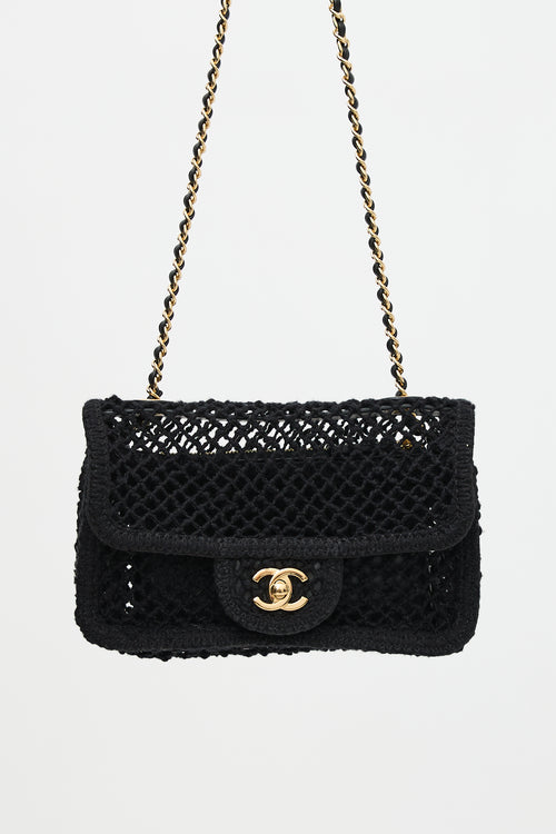 Chanel Coco Beach 2026 Macramé Flap Bag