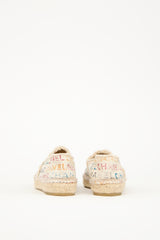 Chanel Multicolour Canvas CC Espadrille
