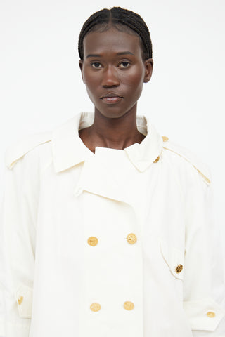 Chanel 1980s A-Line Trench Coat