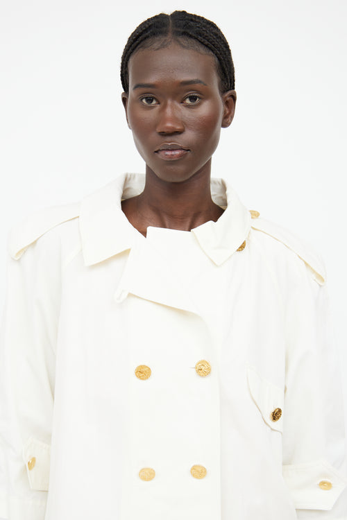 Chanel 1980s A-Line Trench Coat