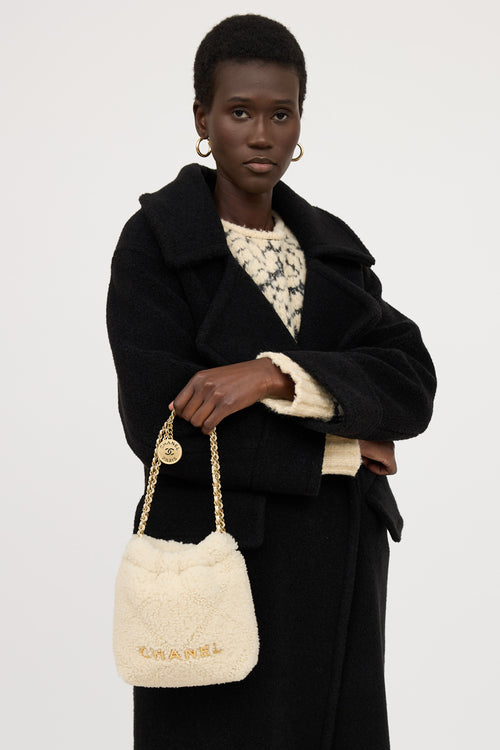 Chanel Shearling Mini 22 Bag