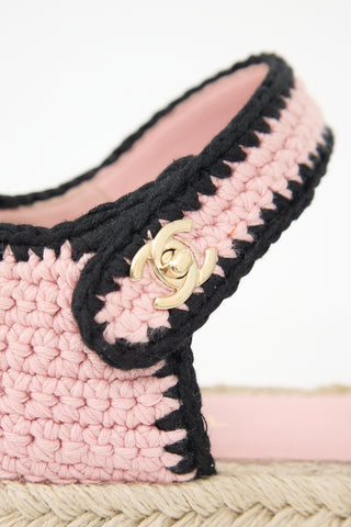 Chanel Crochet CC Espadrille Flat