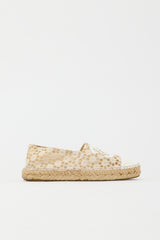 Chanel Crochet CC Espadrille