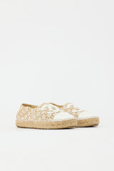 Chanel Crochet CC Espadrille