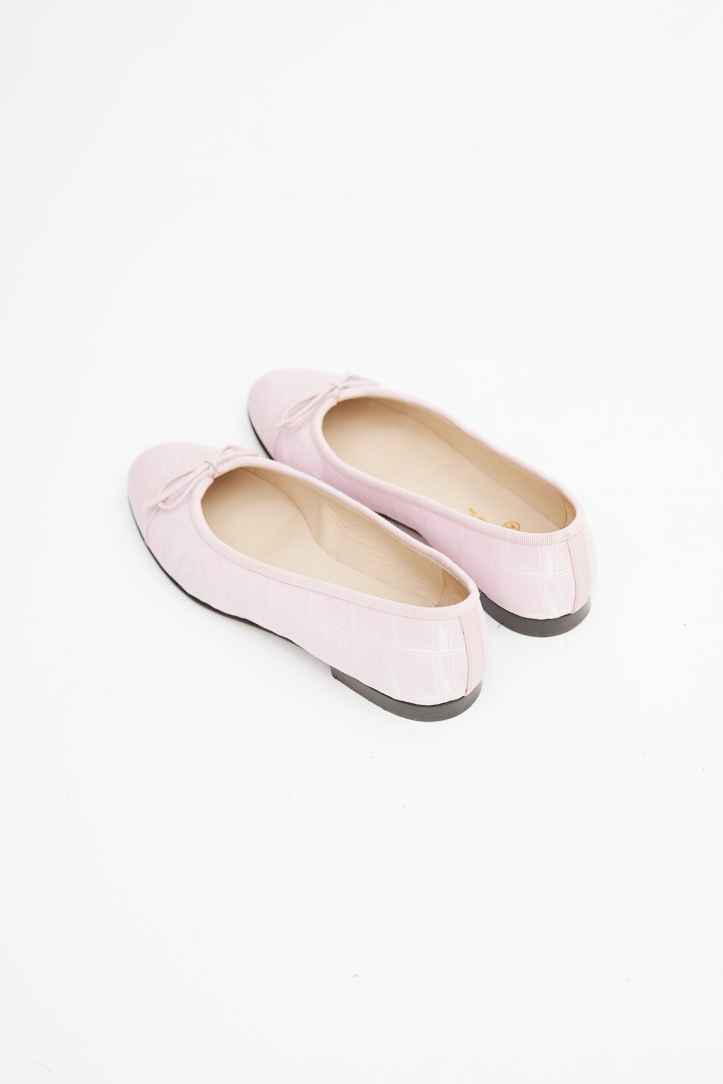 Chanel // Cruise 2004 Pink Canvas Ballet Flat – VSP Consignment