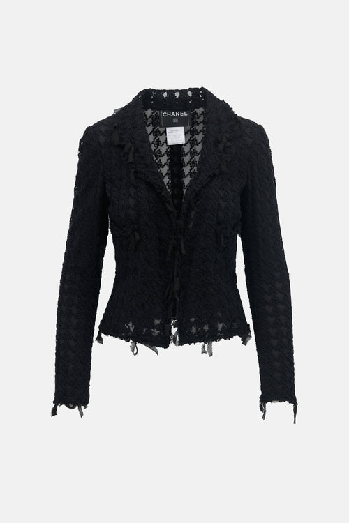 Chanel Cruise 2005 Wool Sheer Jacket