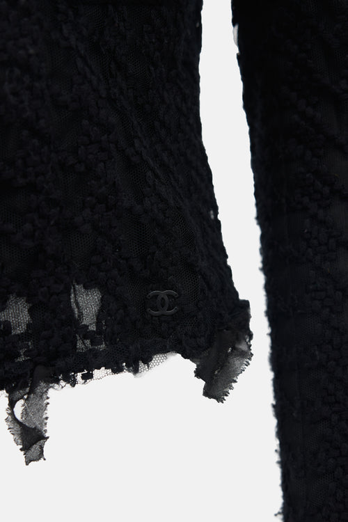 Chanel Cruise 2005 Wool Sheer Jacket