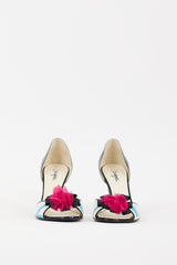 Chanel Cruise 2007 Black & Multicolour Patent Embellished Heel
