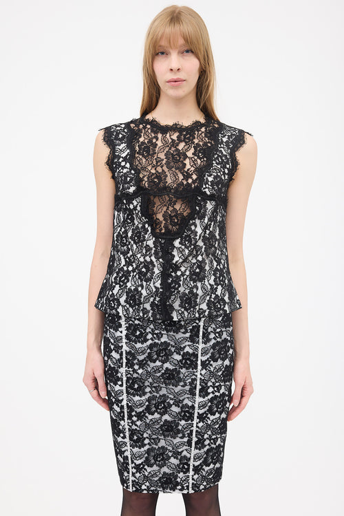 Chanel Cruise 2014 Lace Co-Ord Set