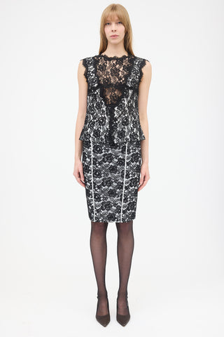 Chanel Cruise 2014 Lace Co-Ord Set