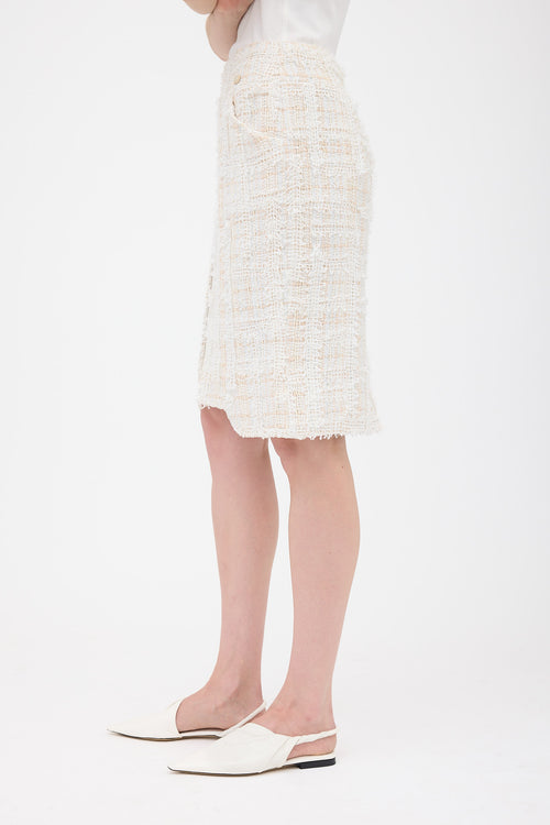 Chanel Cruise 2014 Tweed Skirt