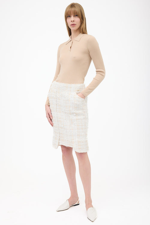 Chanel Cruise 2014 Tweed Skirt
