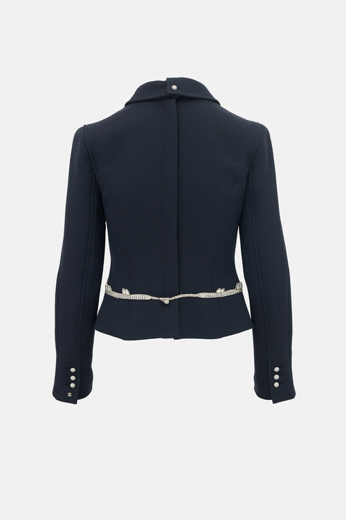 Chanel FW 2002 Wool Embellished Jacket