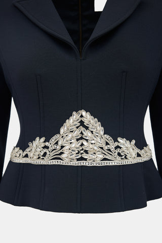 Chanel FW 2002 Wool Embellished Jacket