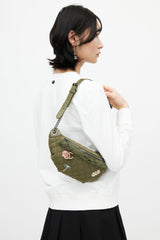 Chanel Cruise 2017 Khaki Canvas Coco Cuba Belt Bag