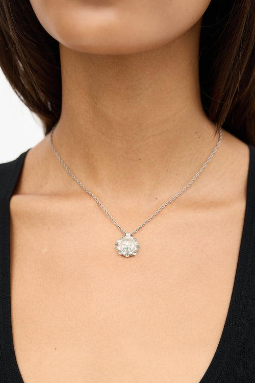 Chanel Cruise 2018 Resin CC Pendant Necklace