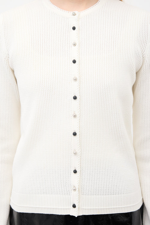Chanel Cruise 2007 Encrusted Button Cardigan