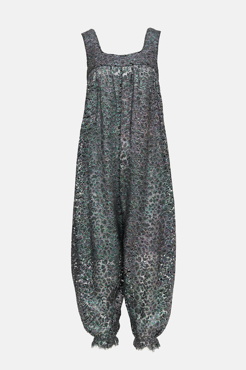 Chanel Cruise 2016 Iridescent Lace Jumpsuit