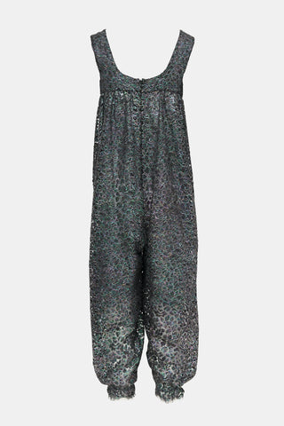 Chanel Cruise 2016 Iridescent Lace Jumpsuit
