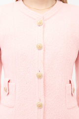 Chanel Cruise 2016 Tweed CC Button Jacket