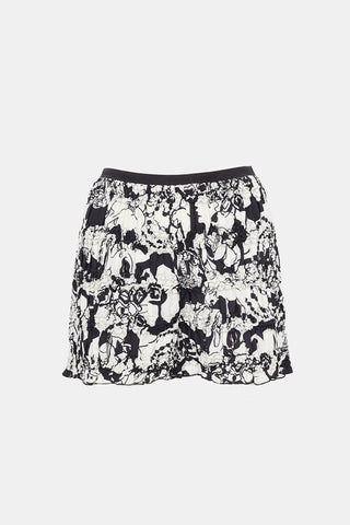 Chanel Cruise 2022 Silk Smocked Shorts