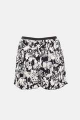 Chanel Cruise 2022 Silk Smocked Shorts