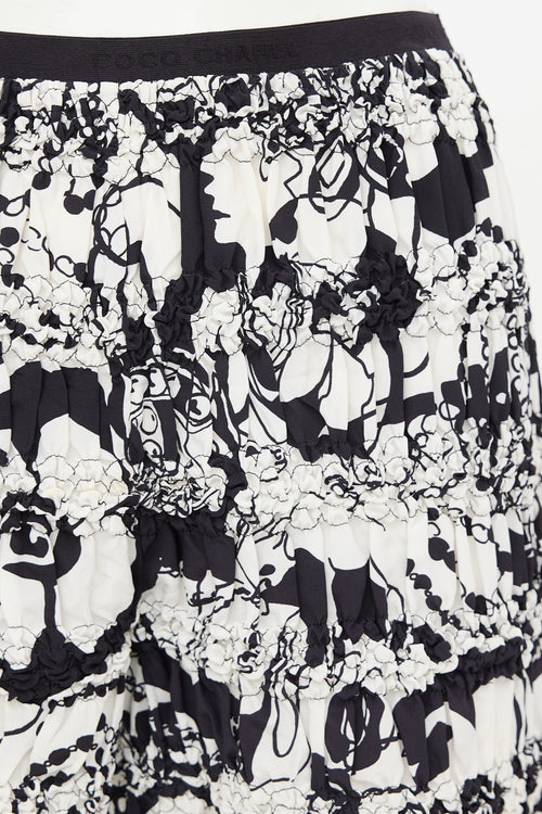 Chanel Cruise 2022 Silk Smocked Shorts