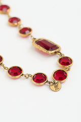Chanel Crystal Long Necklace